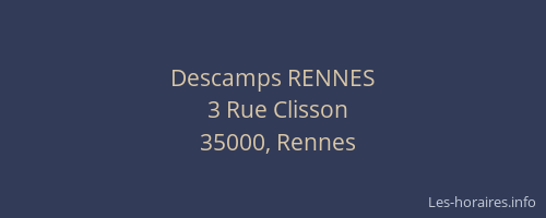 Descamps RENNES