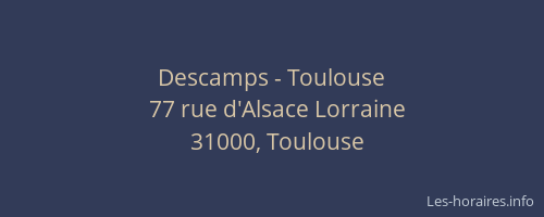 Descamps - Toulouse