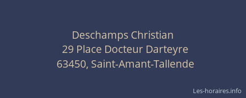 Deschamps Christian