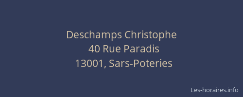 Deschamps Christophe