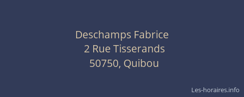 Deschamps Fabrice