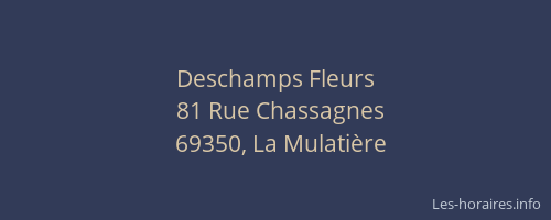 Deschamps Fleurs