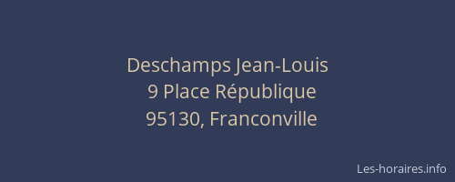Deschamps Jean-Louis