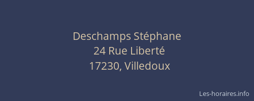 Deschamps St&eacute;phane