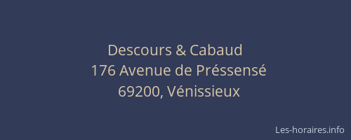 Descours & Cabaud