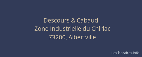 Descours & Cabaud