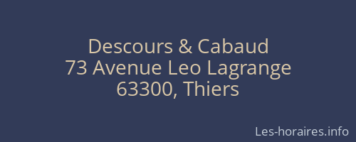 Descours & Cabaud