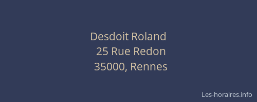 Desdoit Roland