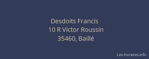 Desdoits Francis
