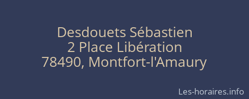 Desdouets Sébastien