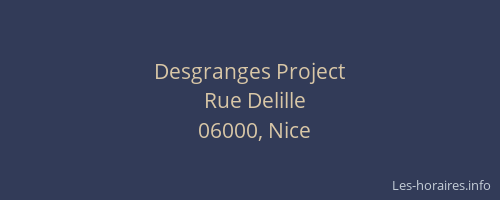 Desgranges Project
