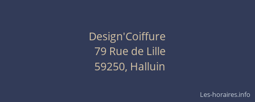 Design'Coiffure