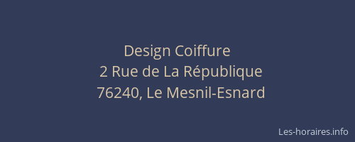 Design Coiffure