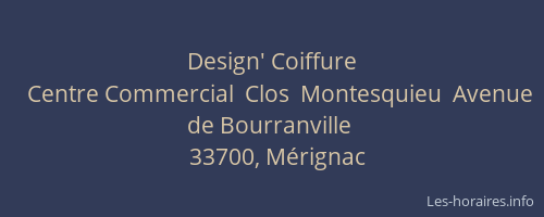 Design' Coiffure