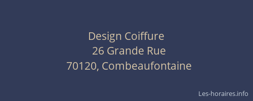 Design Coiffure