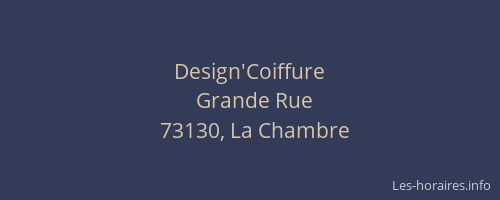 Design'Coiffure