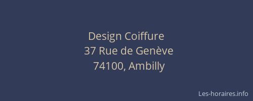Design Coiffure