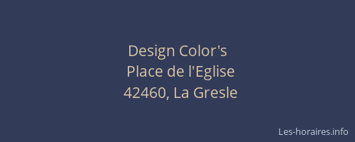Design Color's