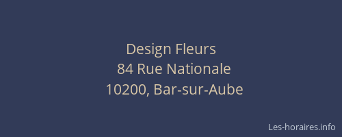 Design Fleurs