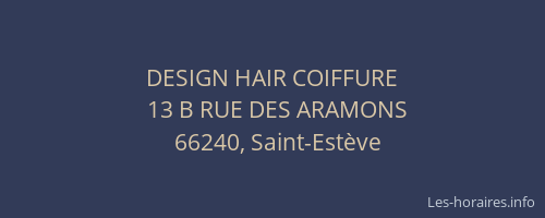 DESIGN HAIR COIFFURE