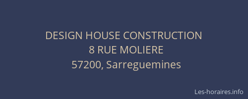 DESIGN HOUSE CONSTRUCTION