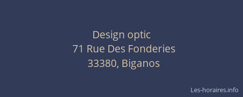 Design optic