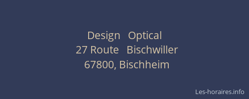 Design   Optical