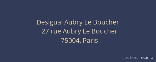 Desigual Aubry Le Boucher
