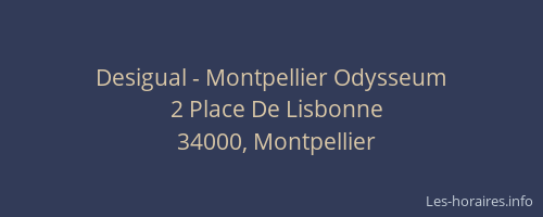 Desigual - Montpellier Odysseum