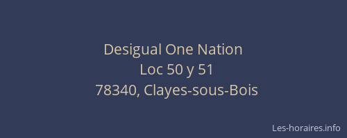 Desigual One Nation
