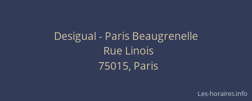 Desigual - Paris Beaugrenelle