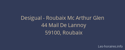 Desigual - Roubaix Mc Arthur Glen