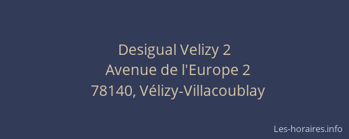 Desigual Velizy 2