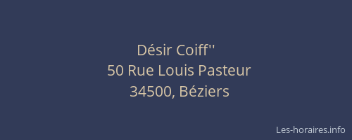 Désir Coiff''