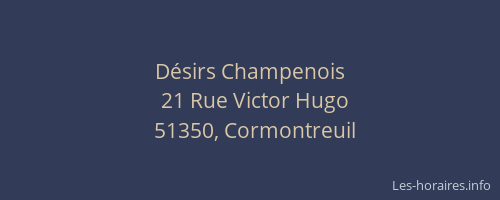Désirs Champenois