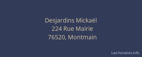 Desjardins Mickaël
