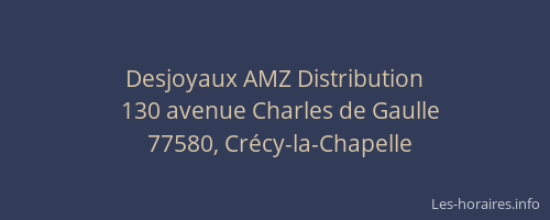 Desjoyaux AMZ Distribution