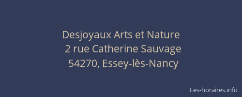 Desjoyaux Arts et Nature