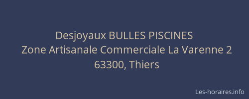 Desjoyaux BULLES PISCINES