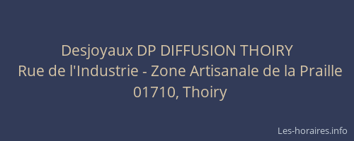 Desjoyaux DP DIFFUSION THOIRY