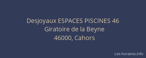 Desjoyaux ESPACES PISCINES 46