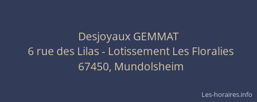 Desjoyaux GEMMAT