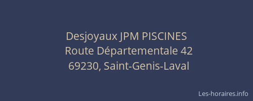 Desjoyaux JPM PISCINES