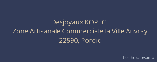 Desjoyaux KOPEC