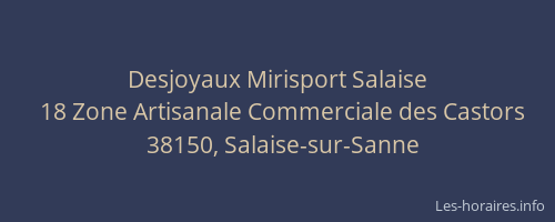 Desjoyaux Mirisport Salaise