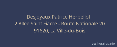 Desjoyaux Patrice Herbellot