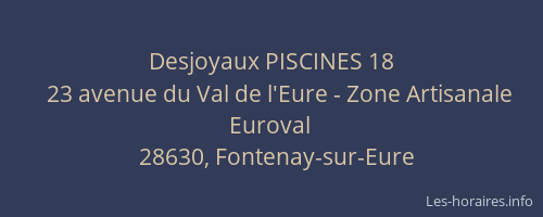 Desjoyaux PISCINES 18