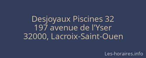 Desjoyaux Piscines 32