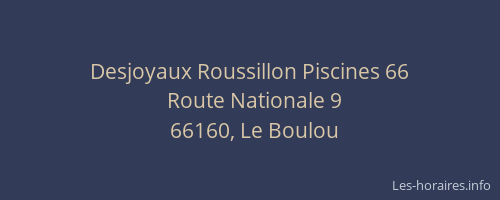 Desjoyaux Roussillon Piscines 66