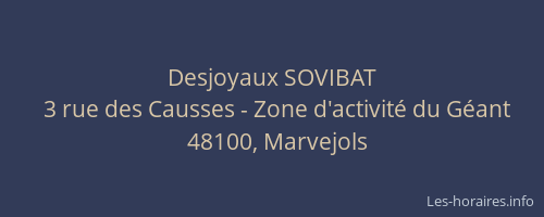 Desjoyaux SOVIBAT